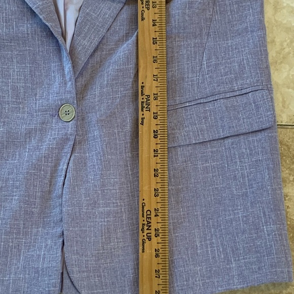 EUC Aaron & Amber Lilac Purple lined jacket sz Medium oversized. - Picture 9 of 10